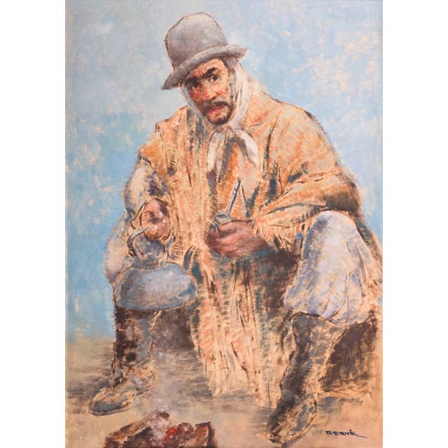 Gaucho mateando
